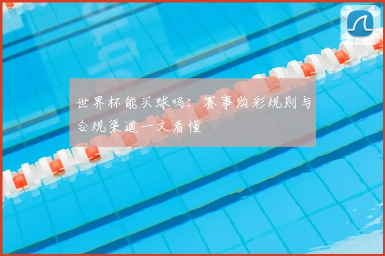 世界杯能买球吗：赛事购彩规则与合规渠道一文看懂